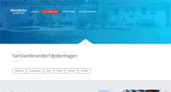 Desktop Screenshot of feriendorf-boltenhagen.de